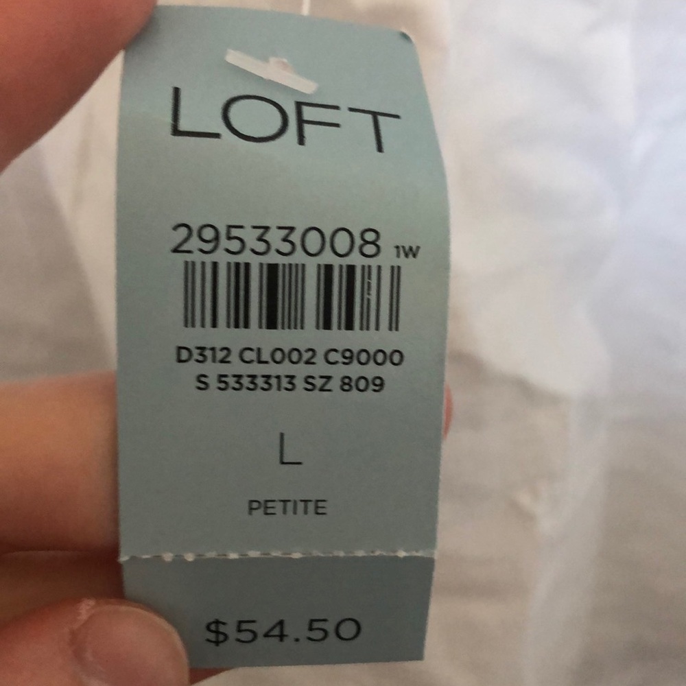 Loft Cotton peplum tank - Picture 5 of 6